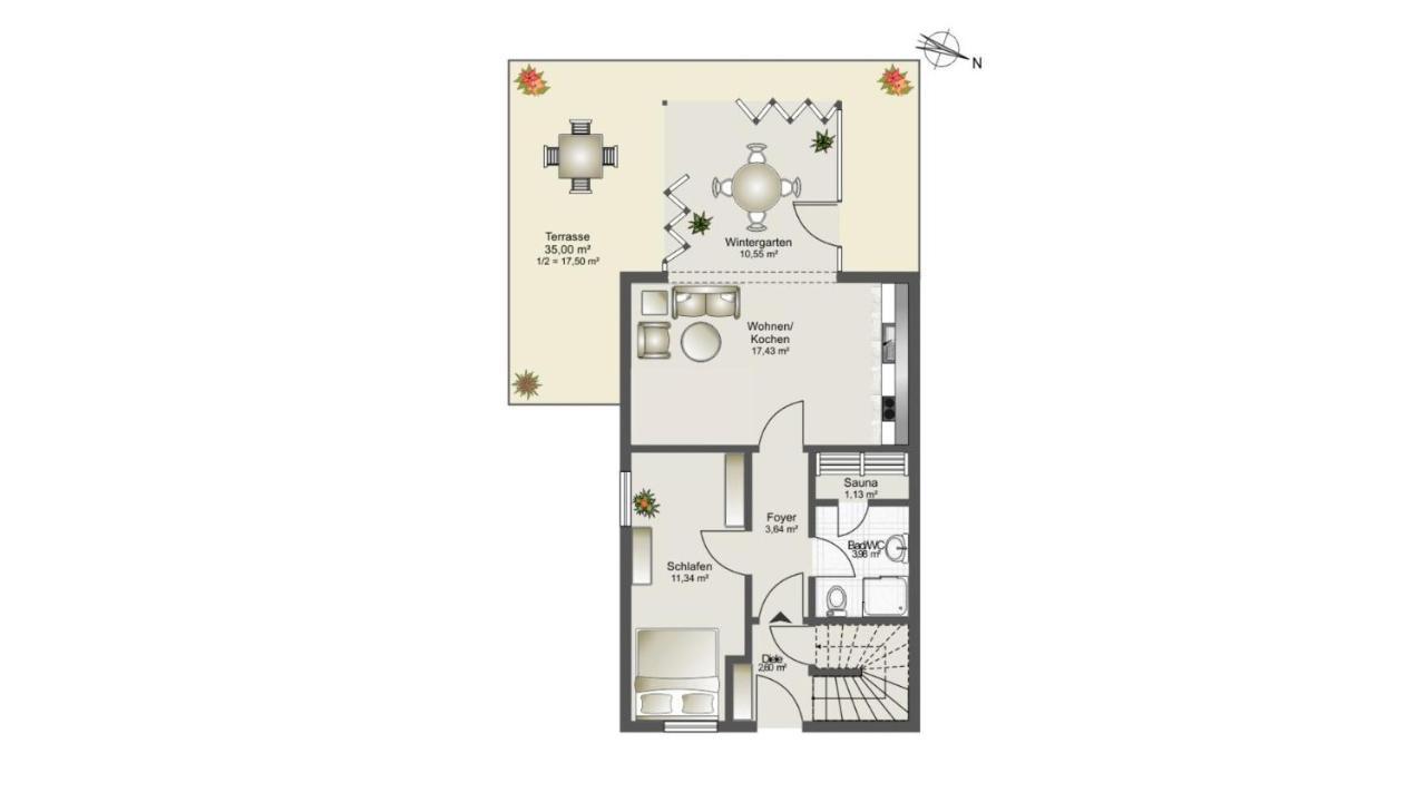 Ferienhaus Rotdorn Wiek auf Rügen 外观 照片